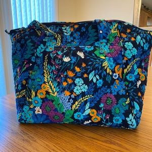Vera Bradley Midnight Blues travel tote